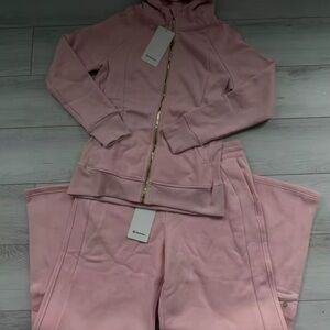 Lululemon Athletica Pink Hoodie and Pants Set